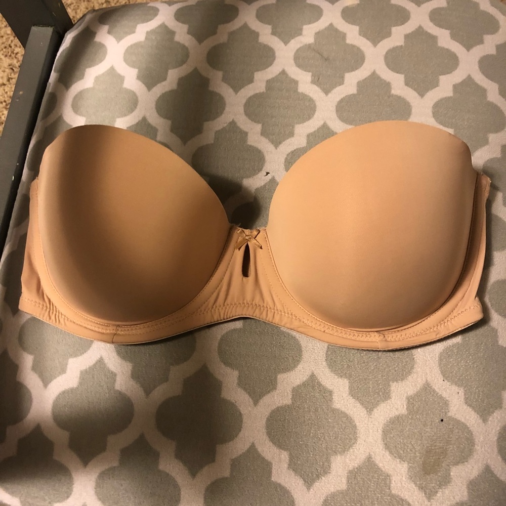 Nude Aerie Strapless Bra 32 DD